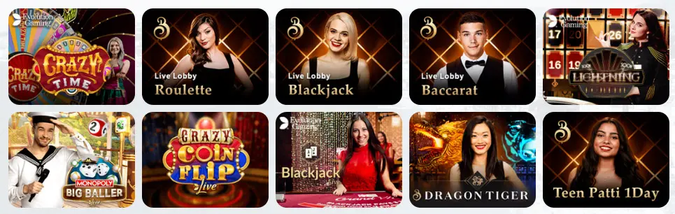 Jeux de casino en direct GOLDEN EURO