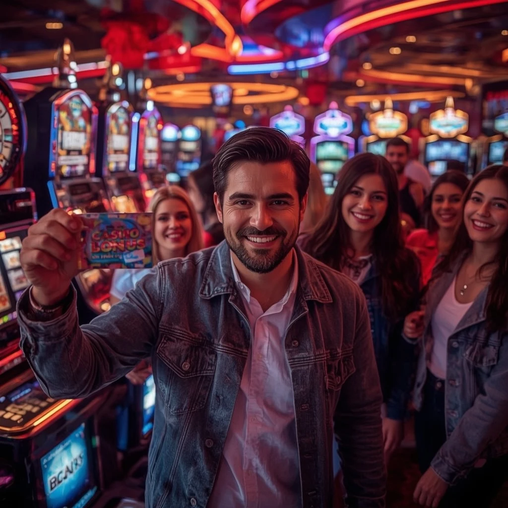 une personne tenant un bonus du casino Golden Euro